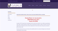 Desktop Screenshot of everjoymusic.com