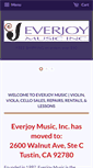 Mobile Screenshot of everjoymusic.com